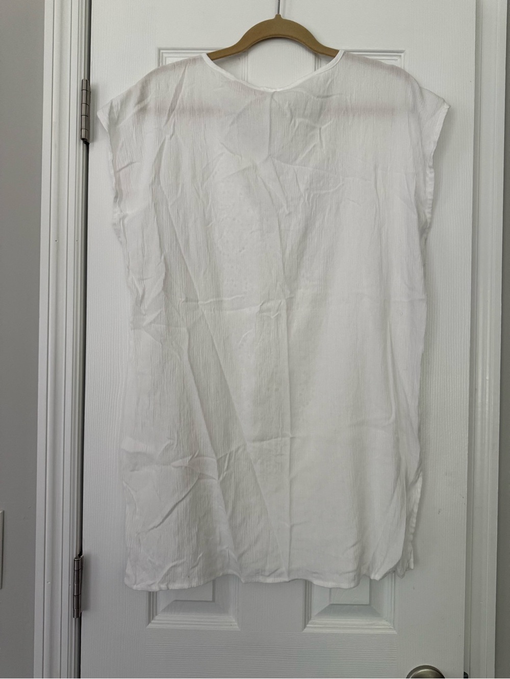 Kona Sol White Eyelet Cover Up Tunic Women’s Medium Beach Swim Cover-Up - Picture 2 of 5